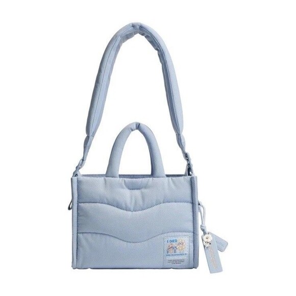 Coach the Summer I Turned Pretty Loop Mini Puffy Tote, Light Twilight - Picture 1 of 6